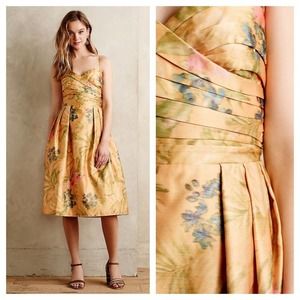 [Anthropologie] Botanica Floral Fit & Flare Dress 2